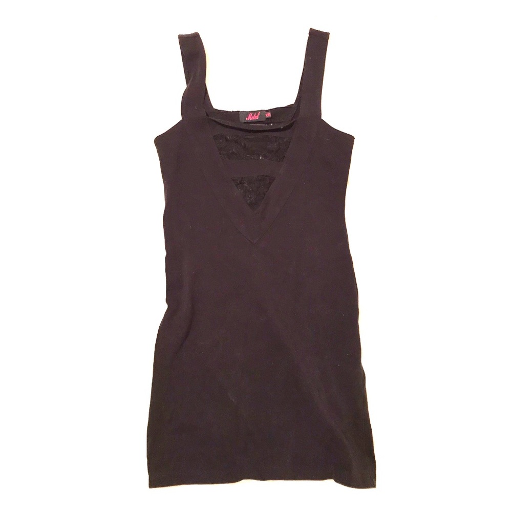 Motel Rocks Black Sleeveless Bodycon Minidress